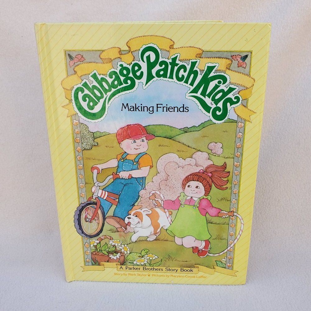 Cabbage Patch Kids Making Friends hardback book